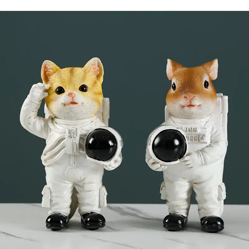 Resin Animal Astronaut Ornaments Cat Rabbit Statue Model Decoration Crafts Statuette Home Decoration Accessories Figurines Gift
Resin Animal Astronaut Ornaments Cat Rabbit Statue Model Decoration Crafts Statuette Home Decoration Accessories Figurines Gift