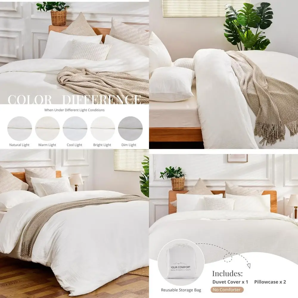 Белый пододеяльник размера «queen-size», 100% хлопок в песчаной стиле Sot Queen, комплект пододеяльников из 3 предметов с застежкой-молнией и пуговицами (белый, Qu
Белый пододеяльник размера «queen-size», 100% хлопок в песчаной стиле Sot Queen, комплект пододеяльников из 3 предметов с застежкой-молнией и пуговицами (белый, Qu