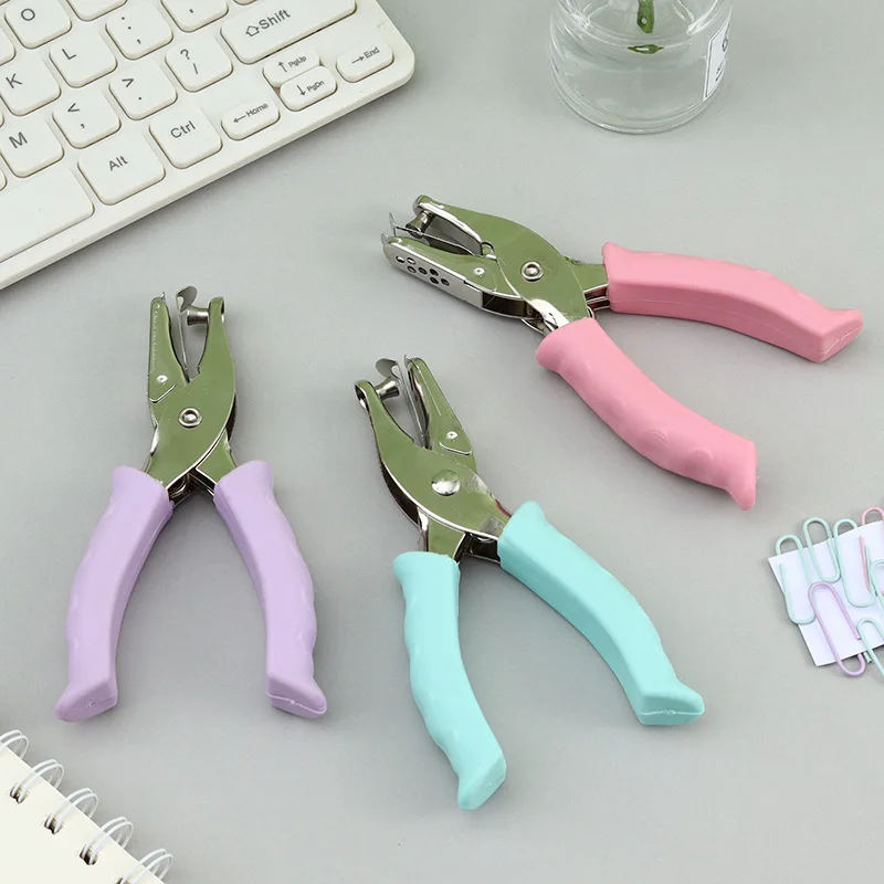 6mm round single hole puncher macaron color rubber punching pliers loose-leaf handheld puncher
6mm round single hole puncher macaron color rubber punching pliers loose-leaf handheld puncher