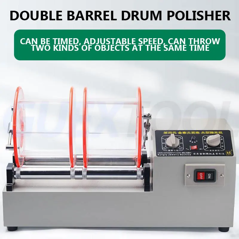 Single Barrel/Double Barrel Drum Polishing Machine Large Drum Machine Gold And Silver Jewelry Polishing Cleaning And Polisher
Single Barrel/Double Barrel Drum Polishing Machine Large Drum Machine Gold And Silver Jewelry Polishing Cleaning And Polisher