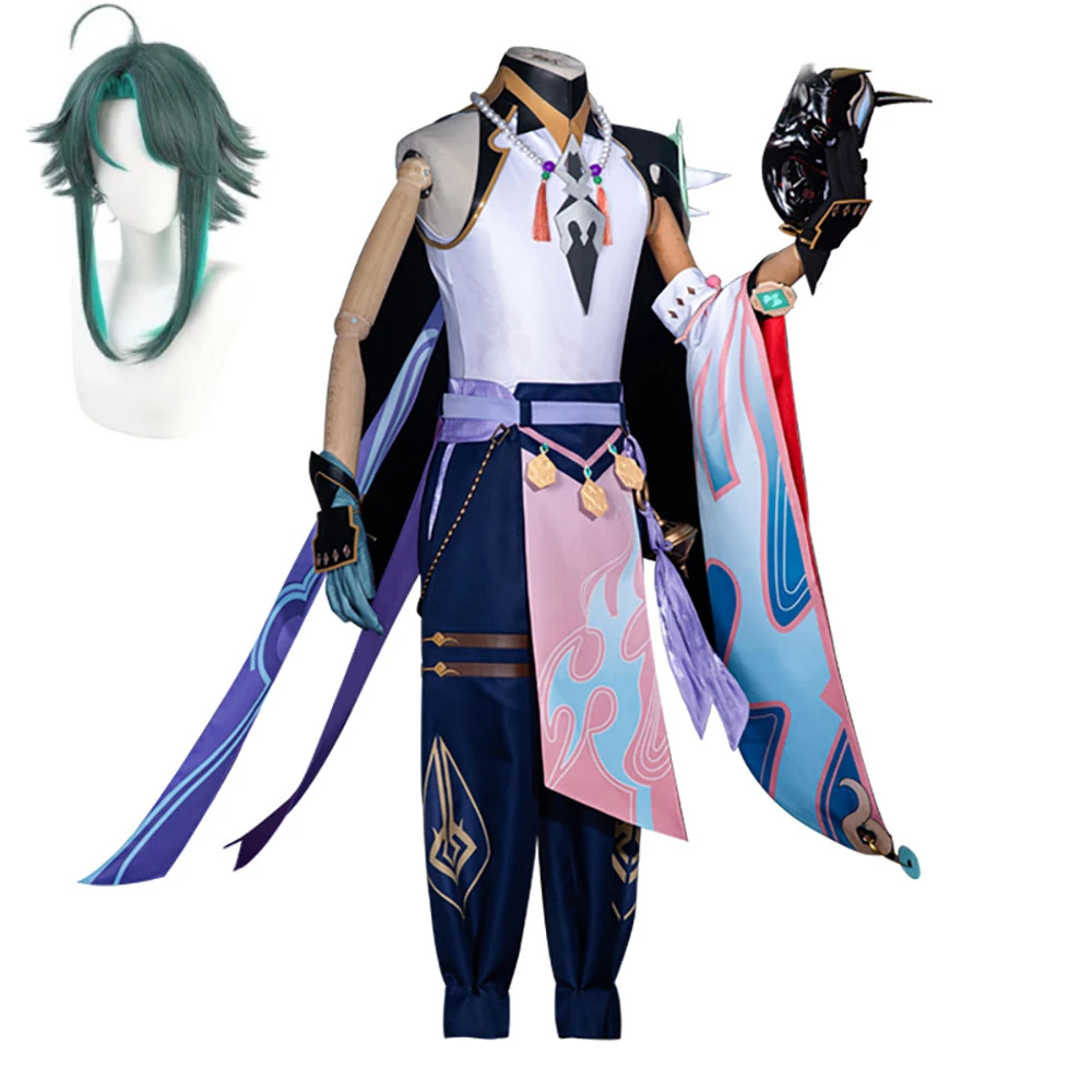 Game Genshin Impact Cosplay Costume Xiao Costume Anime Uniforms Halloween Carnival Outfits Men Costumes Wigs
Game Genshin Impact Cosplay Costume Xiao Costume Anime Uniforms Halloween Carnival Outfits Men Costumes Wigs