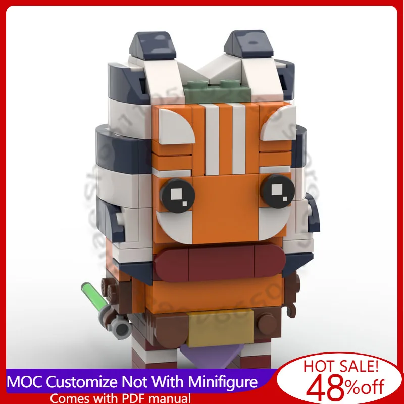 181 PCS Popular Game Character Series Ahsoka MOC Customize Modular Building Block Simple Design Popular DIY Assembly Toy Gift
181 PCS Popular Game Character Series Ahsoka MOC Customize Modular Building Block Simple Design Popular DIY Assembly Toy Gift