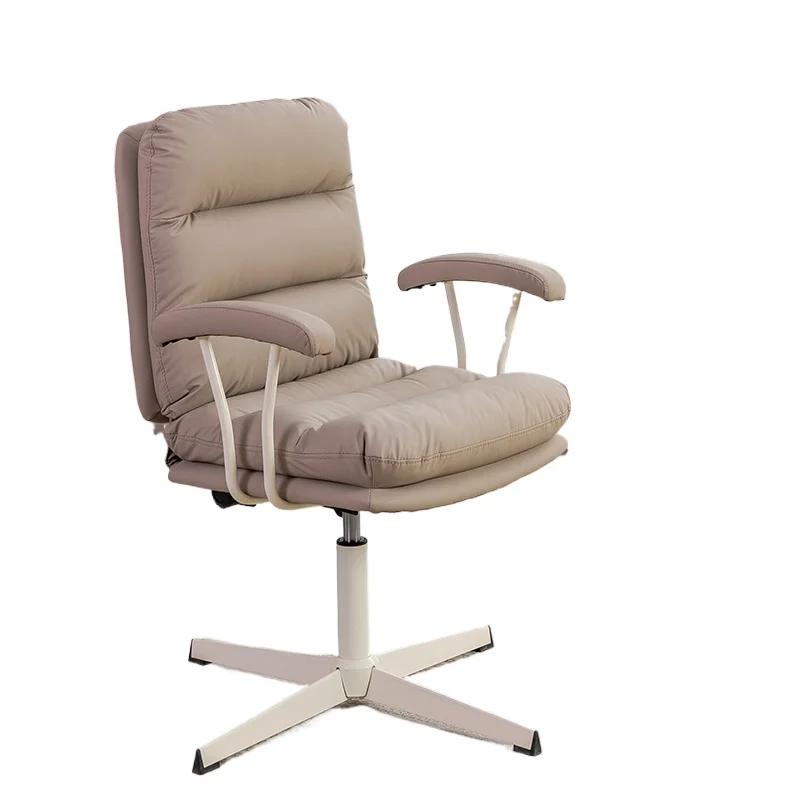 Cream wind computer chair Household seated reclining office chair Comfortable sedentary swivel chair
Cream wind computer chair Household seated reclining office chair Comfortable sedentary swivel chair