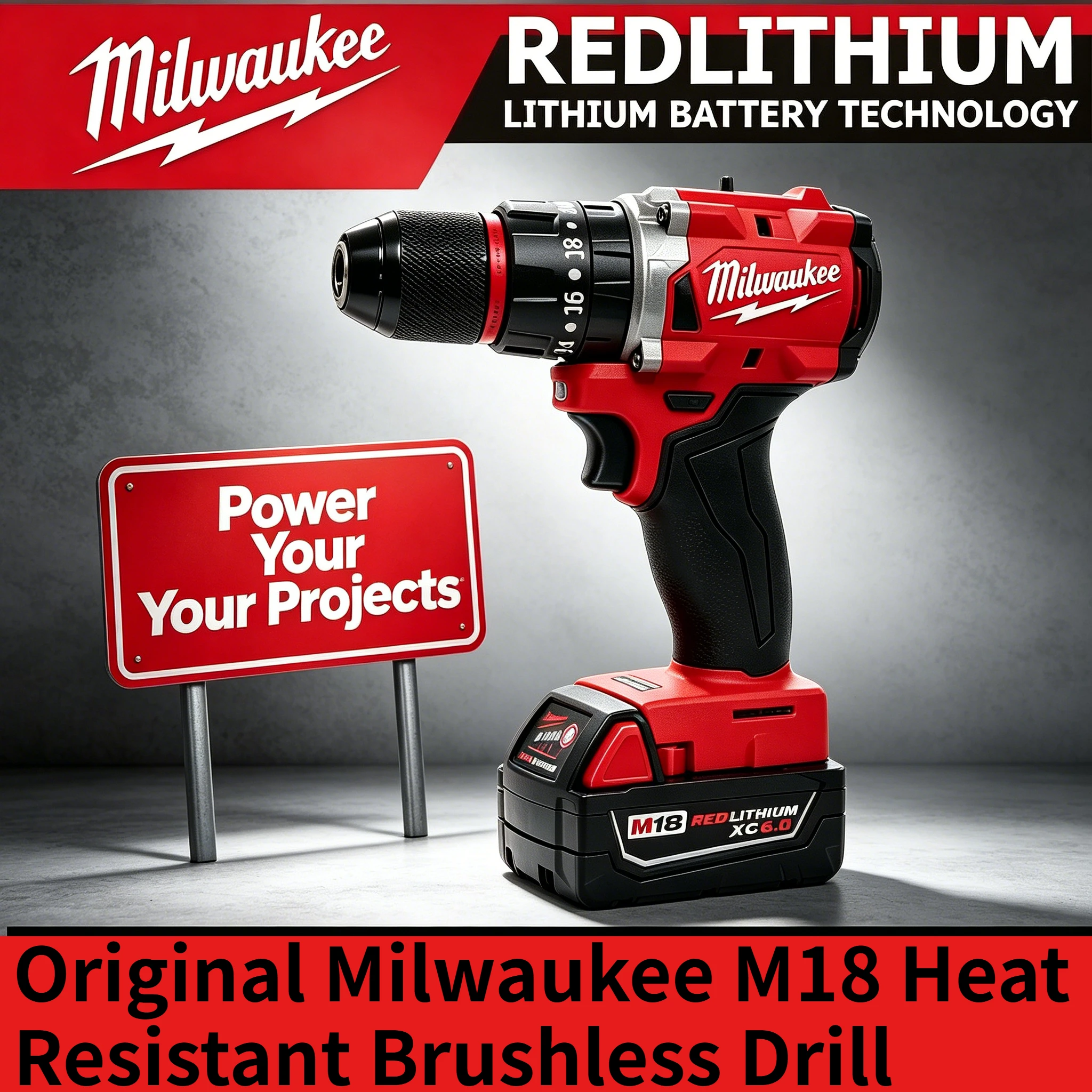 High Quality New Version Milwaukee M18 18V 6.0Ah /8.0Ah Battery, High Torque Compatible for M18 Brushless Compact Hammer Drill
High Quality New Version Milwaukee M18 18V 6.0Ah /8.0Ah Battery, High Torque Compatible for M18 Brushless Compact Hammer Drill
