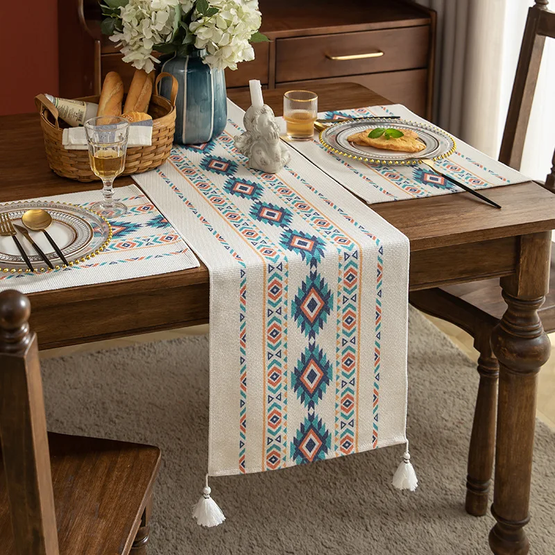 Bohemian Style Cotton Linen Table Runner Home Dining Table Decoration Coffee Table Accessories Party Modern Elegant Table Runner
Bohemian Style Cotton Linen Table Runner Home Dining Table Decoration Coffee Table Accessories Party Modern Elegant Table Runner