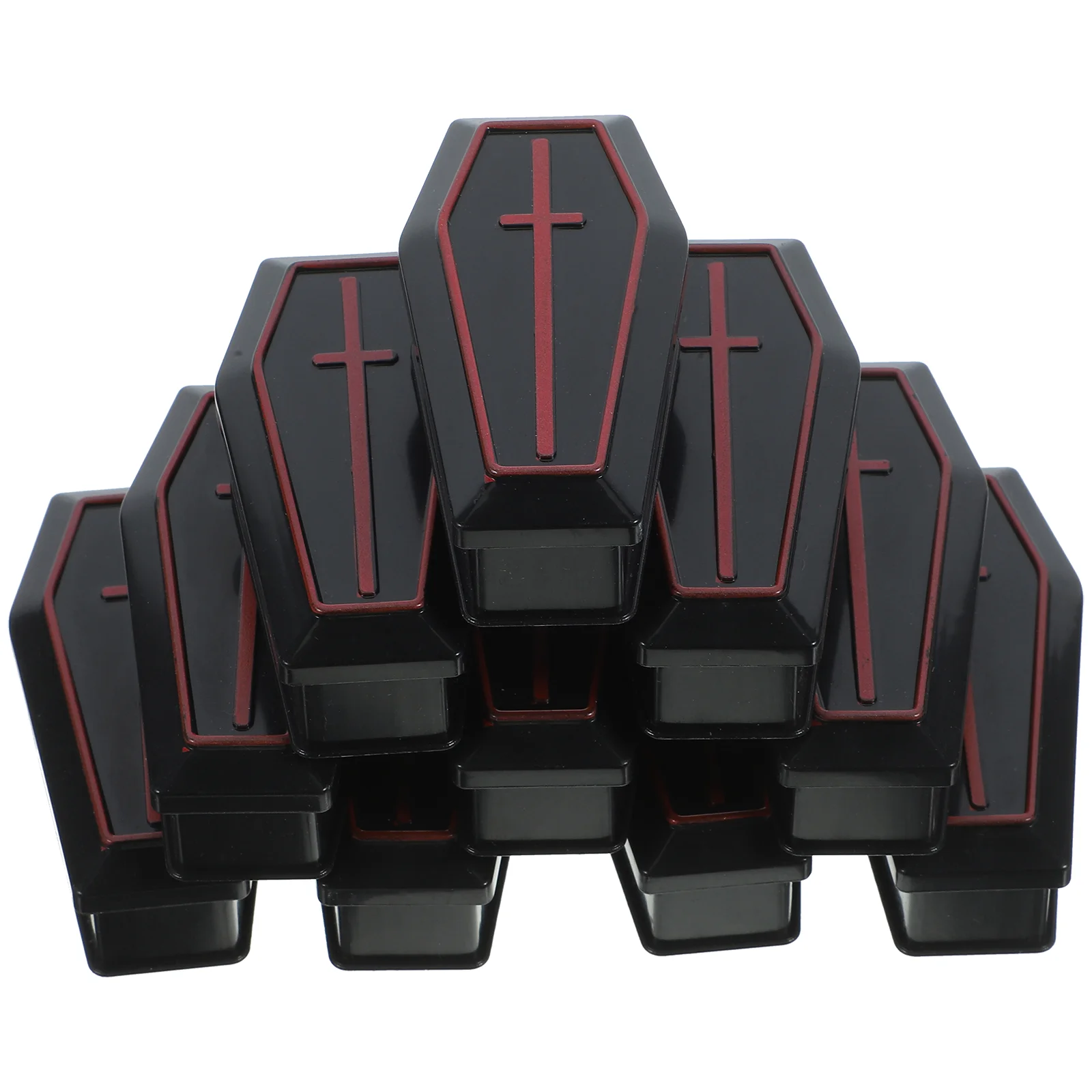 10 Pcs Miniature Coffin Model Halloween Decorations Plastic Gift Boxes Small Adornments Party Favors Tabletop Props Coffin Box
10 Pcs Miniature Coffin Model Halloween Decorations Plastic Gift Boxes Small Adornments Party Favors Tabletop Props Coffin Box