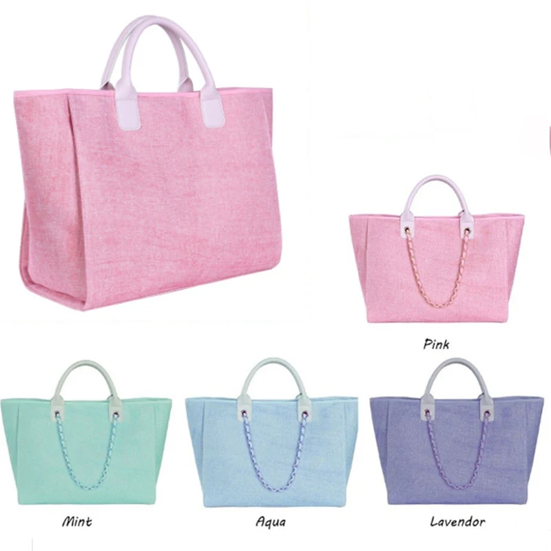 Fashion Candy Color Large Tote Bag Designer Women Shoulder Bags Canvas Handbags Casual Simple Summer Beach Bag Big Shopper Purse
Fashion Candy Color Large Tote Bag Designer Women Shoulder Bags Canvas Handbags Casual Simple Summer Beach Bag Big Shopper Purse
