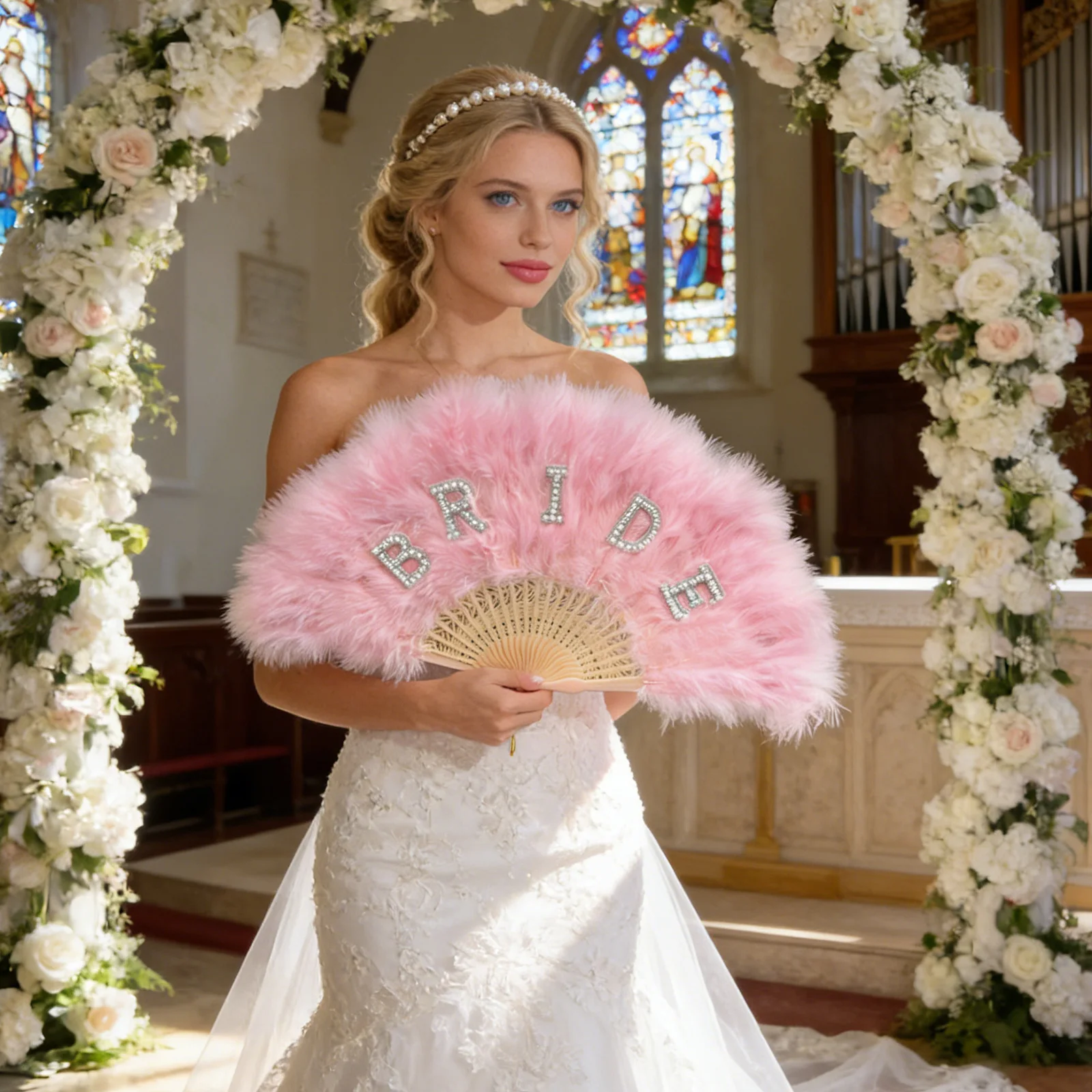 Складной веер с английскими надписями — идеальное свадебное украшение для невесты на девичнике.
Складной веер с английскими надписями — идеальное свадебное украшение для невесты на девичнике.