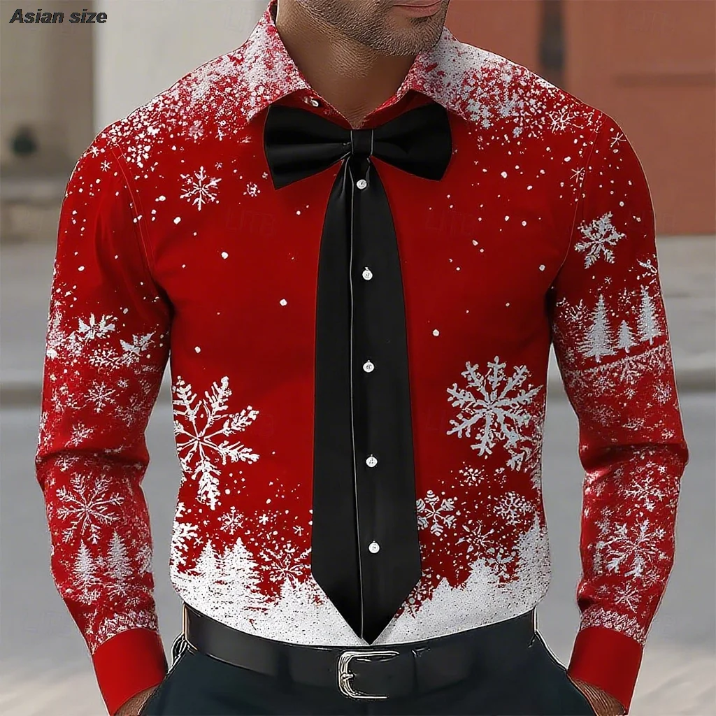 Рождественский мужской красный искусственный костюм, фрак с 3D принтом, рубашка с длинными рукавами, забавные рубашки на пуговицах для мужчин, одежда для рождественской вечеринки
Рождественский мужской красный искусственный костюм, фрак с 3D принтом, рубашка с длинными рукавами, забавные рубашки на пуговицах для мужчин, одежда для рождественской вечеринки