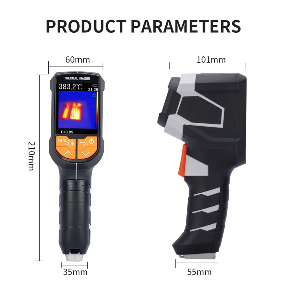 Infrared Sensors Thermal Imager 240*320 Resolution Clear Definition Imaging -20℃-1000℃ Temperature Measurement Instrument
Infrared Sensors Thermal Imager 240*320 Resolution Clear Definition Imaging -20℃-1000℃ Temperature Measurement Instrument