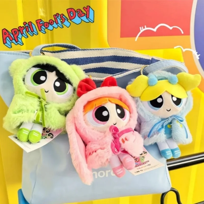 Genuine Kawaii Powerpuff Girls Plush Cape Series Cartoon Backpack Pendant Anime Girl Heart Cute Plush Toy Keychain Girl Gifts 
Genuine Kawaii Powerpuff Girls Plush Cape Series Cartoon Backpack Pendant Anime Girl Heart Cute Plush Toy Keychain Girl Gifts