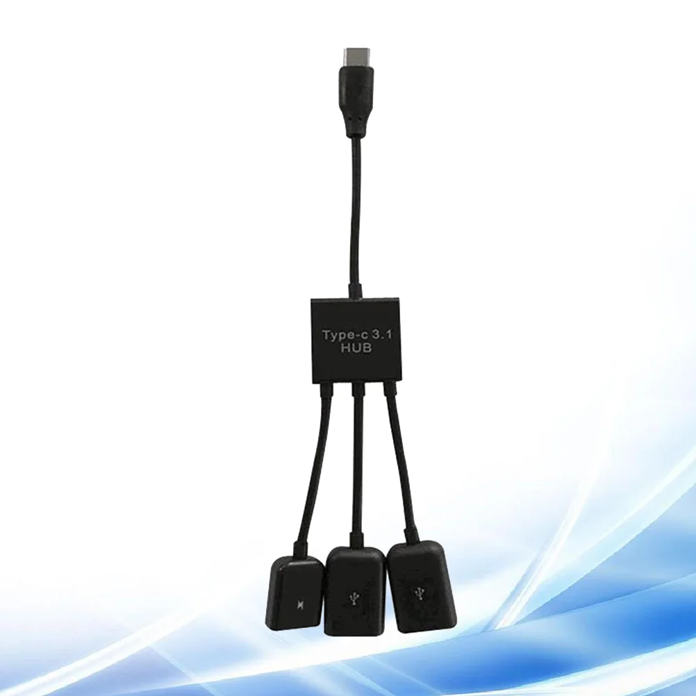 USB Type C 3 in 1 Hub Mini Portable OTG Cable for Phone Tablet Black Lightweight Travel Multi Charging
USB Type C 3 in 1 Hub Mini Portable OTG Cable for Phone Tablet Black Lightweight Travel Multi Charging