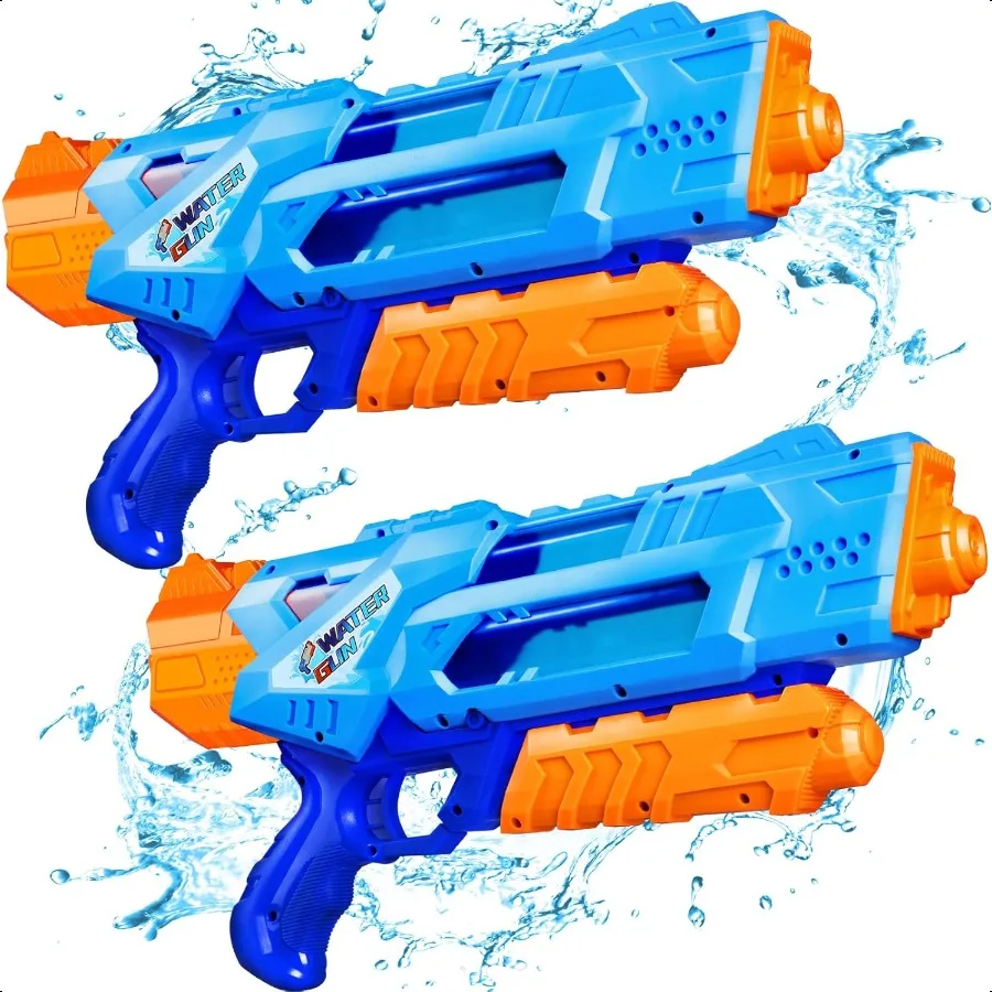Quanquer er Water Guns for Adults 2 Pack er Water Soaker 1200cc Squirt Guns with Excellent Range Ideas Gift Toys for Summer Out
Quanquer er Water Guns for Adults 2 Pack er Water Soaker 1200cc Squirt Guns with Excellent Range Ideas Gift Toys for Summer Out