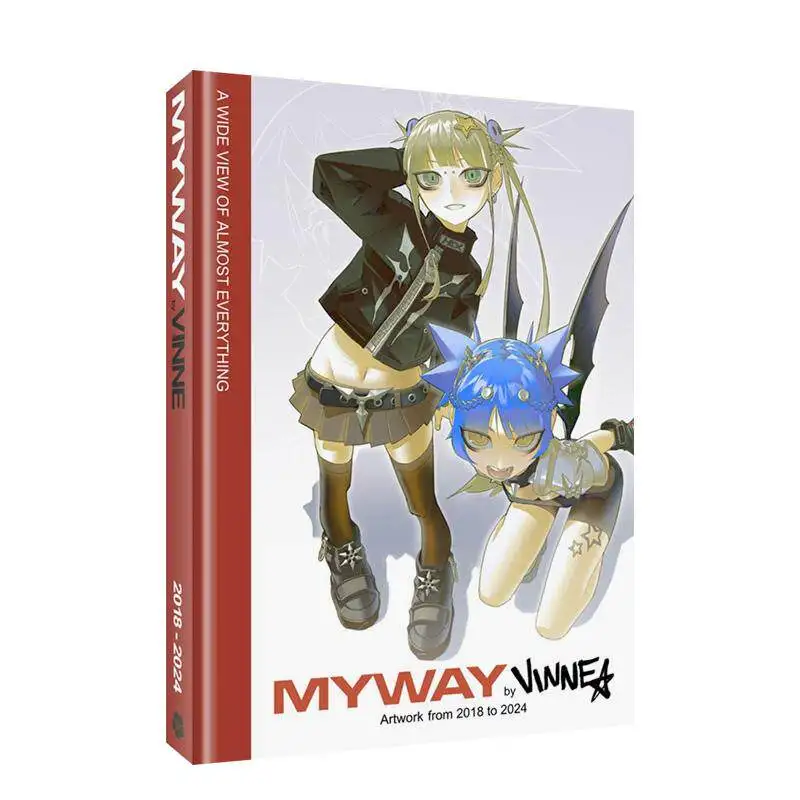My Way By Vinne Art Book, Deluxe Hardcover, 160p Personal Illustrations & Concept Design, Clover Press
My Way By Vinne Art Book, Deluxe Hardcover, 160p Personal Illustrations & Concept Design, Clover Press