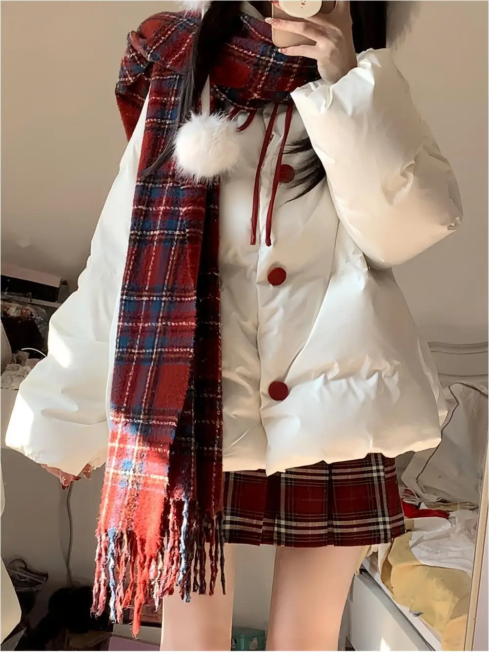 Cute Japanese Style Knot Cotton Jacket Women's Casual Winter Lazy Style Small Size Cotton Clothes Sweet Wind
Cute Japanese Style Knot Cotton Jacket Women's Casual Winter Lazy Style Small Size Cotton Clothes Sweet Wind
