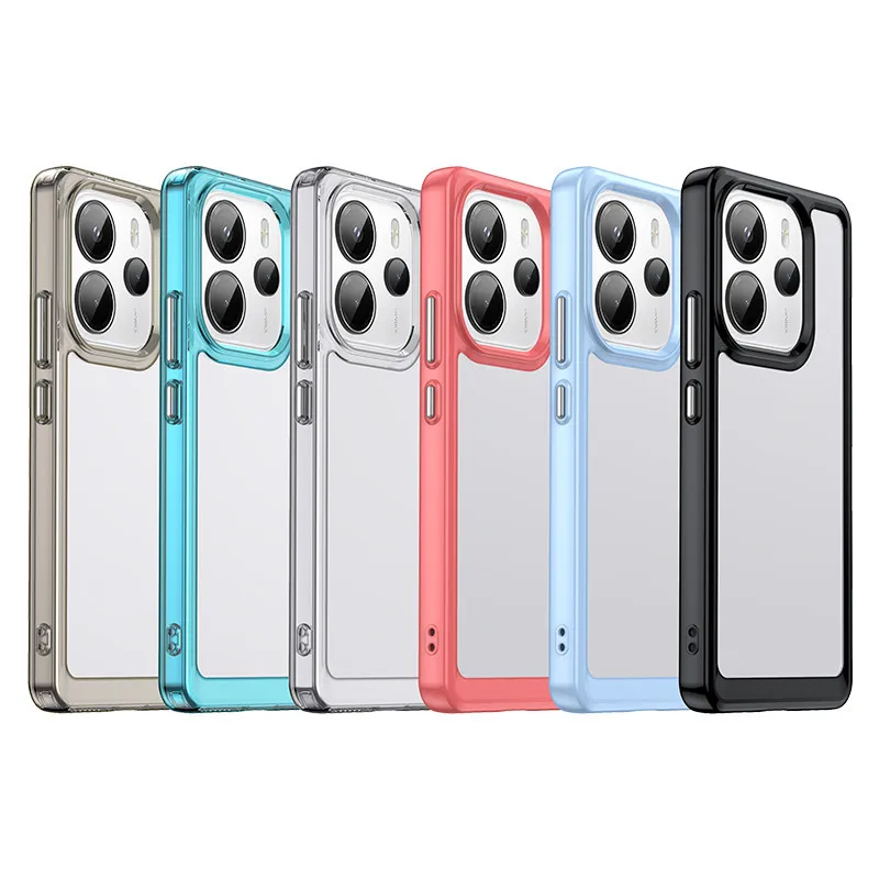 For Redmi Note 14 Case For Redmi Note 14 4G 5G Cover Colorful Soft Edge Silicone Transparent Bumper For Redmi Note 14 Pro+
For Redmi Note 14 Case For Redmi Note 14 4G 5G Cover Colorful Soft Edge Silicone Transparent Bumper For Redmi Note 14 Pro+