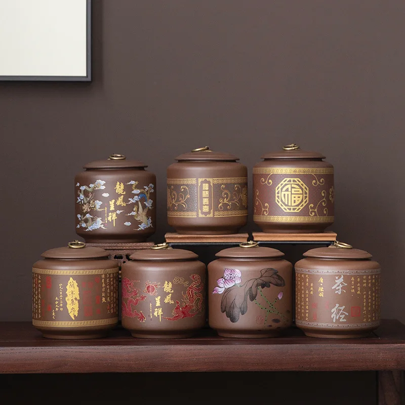 Vintage Tea Jar with Lid Ceramic Sealed Candy Jar Home Multifunctional Coffee Bean Nut Medicinal Material Storage Box Home Decor
Vintage Tea Jar with Lid Ceramic Sealed Candy Jar Home Multifunctional Coffee Bean Nut Medicinal Material Storage Box Home Decor