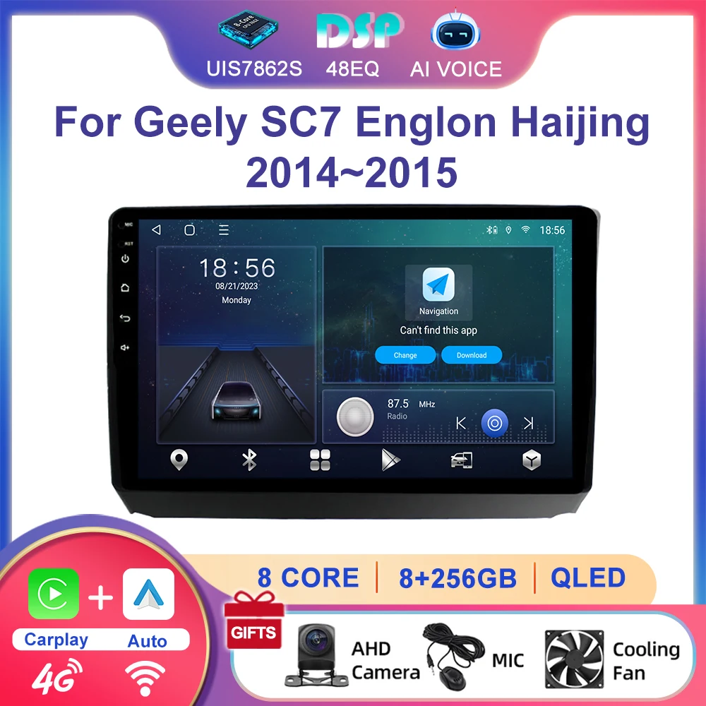 9 inch Android 13 Car Radio Car Stereo Autoradio Carplay Android Auto GPS Wifi 4G RDS For Geely SC7 Englon Haijing 2014~2015
9 inch Android 13 Car Radio Car Stereo Autoradio Carplay Android Auto GPS Wifi 4G RDS For Geely SC7 Englon Haijing 2014~2015