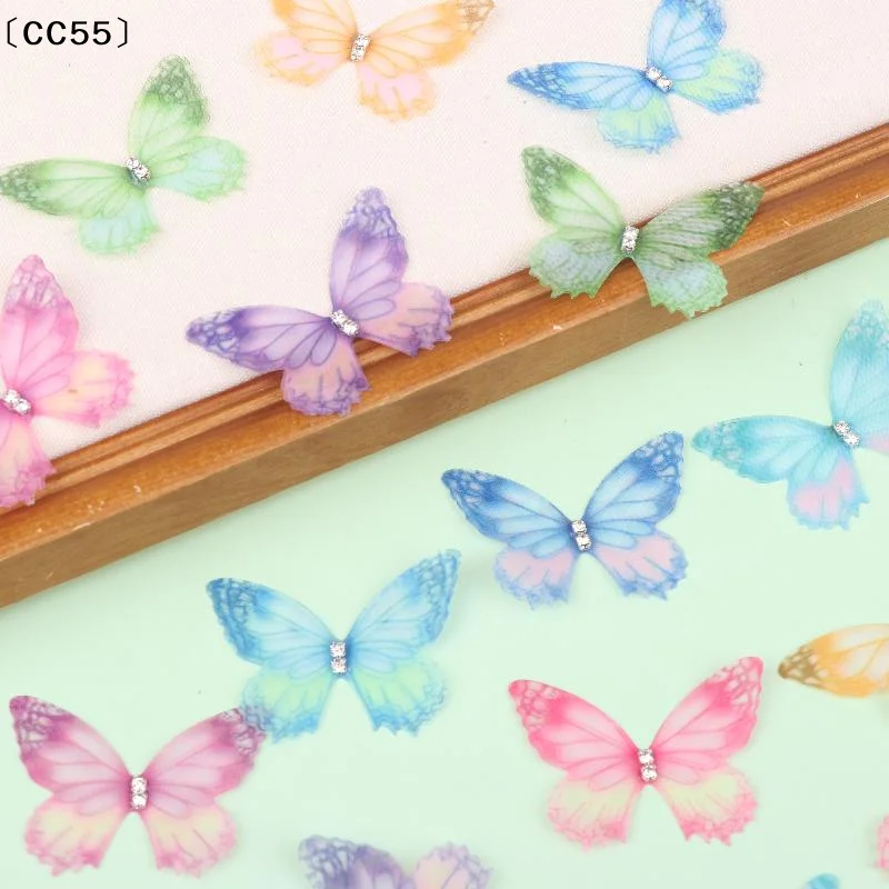 50Pcs 3D Organza Fabric Butterfly Appliques Gradient Color Double-layer Simulation Mesh Butterfly Patch Translucent〔CC55〕
50Pcs 3D Organza Fabric Butterfly Appliques Gradient Color Double-layer Simulation Mesh Butterfly Patch Translucent〔CC55〕