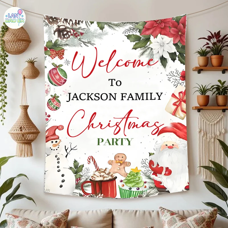 Christmas Party Welcome Banner Holiday Party Welcome Family Holiday Personalized Backdrop Party Name Customizable Background
Christmas Party Welcome Banner Holiday Party Welcome Family Holiday Personalized Backdrop Party Name Customizable Background