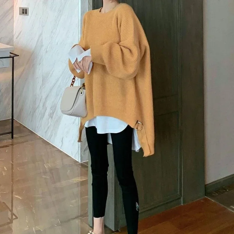 Women's Sweater Long Knit Tops For Woman Pullovers Yellow Economics High Quality Offers Korean Fashion New In Y2k Vintage Cheap
Women's Sweater Long Knit Tops For Woman Pullovers Yellow Economics High Quality Offers Korean Fashion New In Y2k Vintage Cheap
