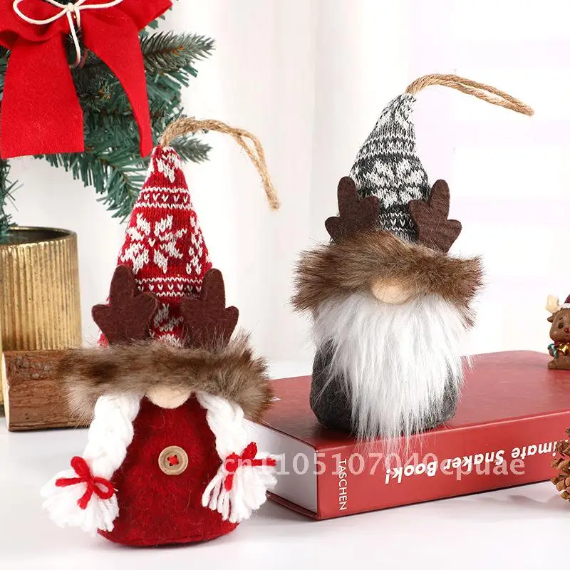Rudolph Elk Doll Fabric Hanging Pendant for Christmas Tree Decor Cartoon European Style Furry Male Female Doll Decorations
Rudolph Elk Doll Fabric Hanging Pendant for Christmas Tree Decor Cartoon European Style Furry Male Female Doll Decorations