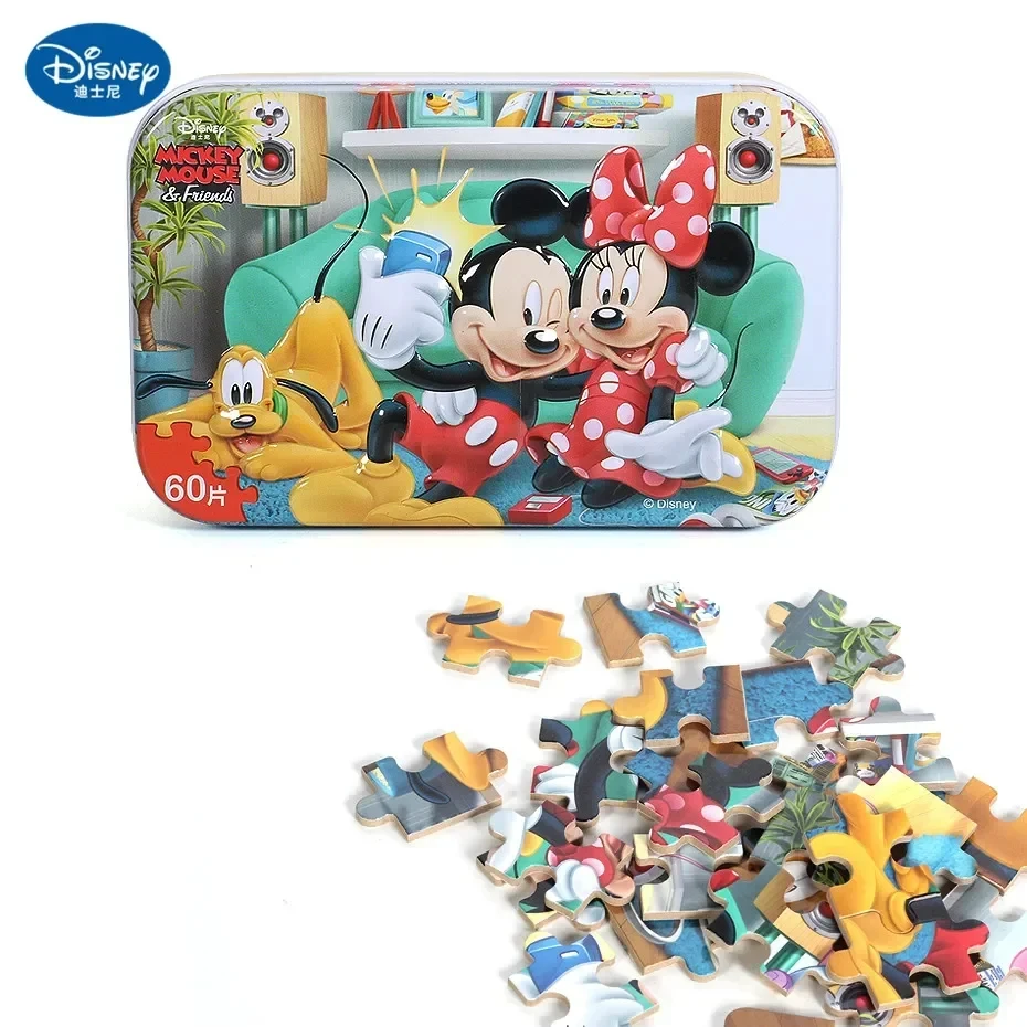 Disney Mickey Mouse Princess Puzzle Snow White 60-pieces Iron Box Puzzle Toys Wooden Puzzle Educational Toys for Children
Disney Mickey Mouse Princess Puzzle Snow White 60-pieces Iron Box Puzzle Toys Wooden Puzzle Educational Toys for Children