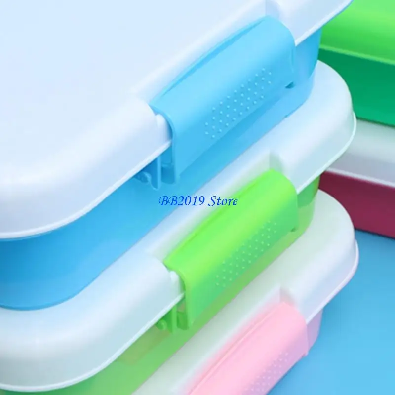 Q0KB Portable Sand Toy Storage Case With Lid Handle Stackable Sensory Bin Sand Tray For Family Beach Trip Kids Creative Play
Q0KB Portable Sand Toy Storage Case With Lid Handle Stackable Sensory Bin Sand Tray For Family Beach Trip Kids Creative Play