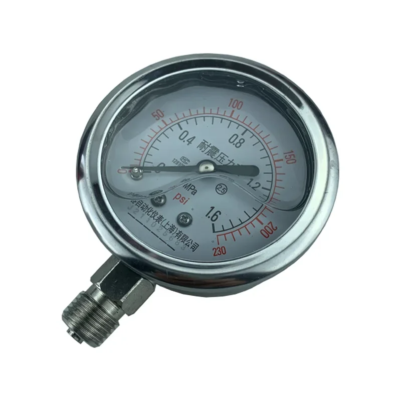 Stainless steel joint shockproof pressure gauge YN60 water pneumatic hydraulic pump
Stainless steel joint shockproof pressure gauge YN60 water pneumatic hydraulic pump