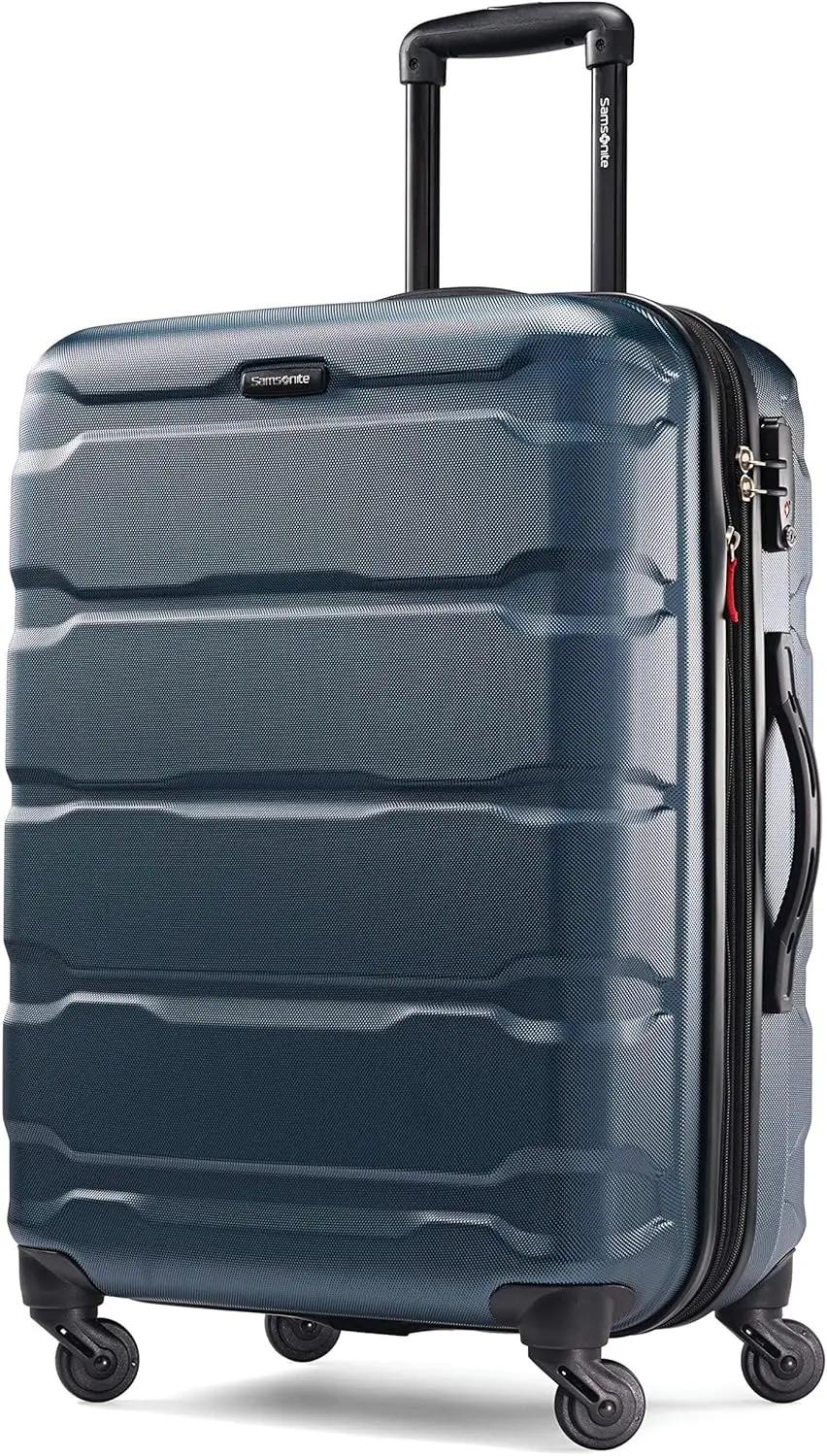 Expandable Hardside Spinner Luggage, Teal Checked-Medium 24-Inch, Durable Travel Suitcase with Smooth Wheels
Expandable Hardside Spinner Luggage, Teal Checked-Medium 24-Inch, Durable Travel Suitcase with Smooth Wheels