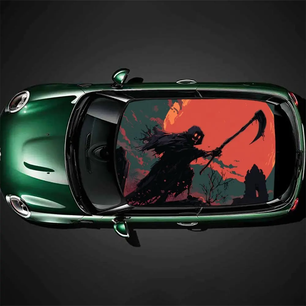 The Grim Reaper Advances with A Scythe,Gift, DIY, Car Vinyl Wraps, Premium PVC Car Roof Decals, SUV and Van Racing Stickers, Eas
The Grim Reaper Advances with A Scythe,Gift, DIY, Car Vinyl Wraps, Premium PVC Car Roof Decals, SUV and Van Racing Stickers, Eas