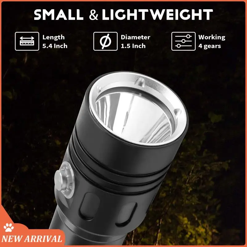 Emption!LED Diving Flashlight Scuba Dive Underwater Camping Lanterna Torch Lamp Stepless Dimming Powered By 18650 26650 Battery
Emption!LED Diving Flashlight Scuba Dive Underwater Camping Lanterna Torch Lamp Stepless Dimming Powered By 18650 26650 Battery