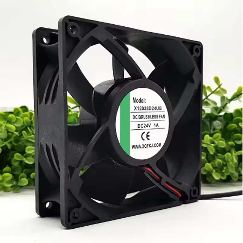 12038 DC24V Fan X12038D24UB 1A 2Pin/3Pin Industrial Axial Fan 120x120x38mm High Pressure Power Cabinet Cooler
12038 DC24V Fan X12038D24UB 1A 2Pin/3Pin Industrial Axial Fan 120x120x38mm High Pressure Power Cabinet Cooler