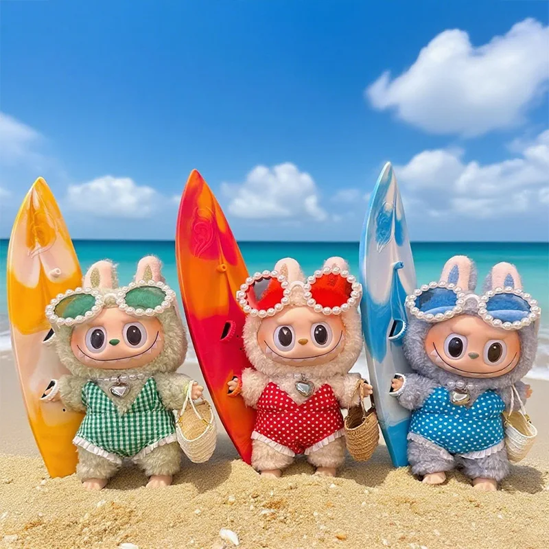 For 17cm Labubu Mini Idol Doll clothing Summer Swimsuit Set Labubu3.0 Doll Clothes DIY Necklace Glasses Life buoy Accessories
For 17cm Labubu Mini Idol Doll clothing Summer Swimsuit Set Labubu3.0 Doll Clothes DIY Necklace Glasses Life buoy Accessories