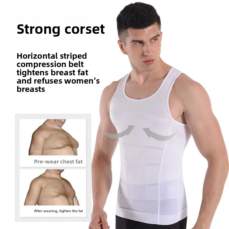 Cross-Border Men's Body Shaping Vest Sports Body Shaper Waist Slimming Bust Shaping Base Layer European American Cross-Border
Cross-Border Men's Body Shaping Vest Sports Body Shaper Waist Slimming Bust Shaping Base Layer European American Cross-Border