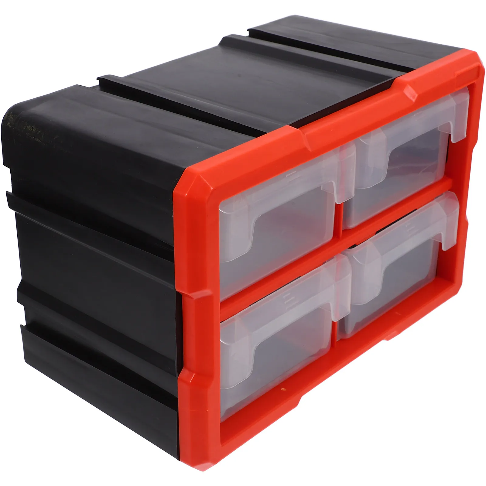 Electronic Component Storage Box Multi Drawer Compact Design Transparent Lid Parts Organizer Hardware Screw Fastener Toolbox