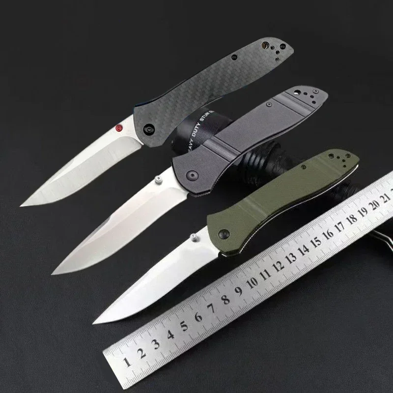 Butterfly BM710 Pocket Folding Knife Satin D2 Blade G10/Carbon fiber Handle Knives
Butterfly BM710 Pocket Folding Knife Satin D2 Blade G10/Carbon fiber Handle Knives