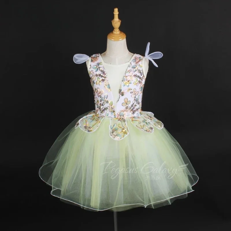 Girl Ballet Tutu Dress Women Stage Performance Dancewear Adult Sequin Shows Costume Children Dance Wear Kid Sleeveless Dresses
Girl Ballet Tutu Dress Women Stage Performance Dancewear Adult Sequin Shows Costume Children Dance Wear Kid Sleeveless Dresses