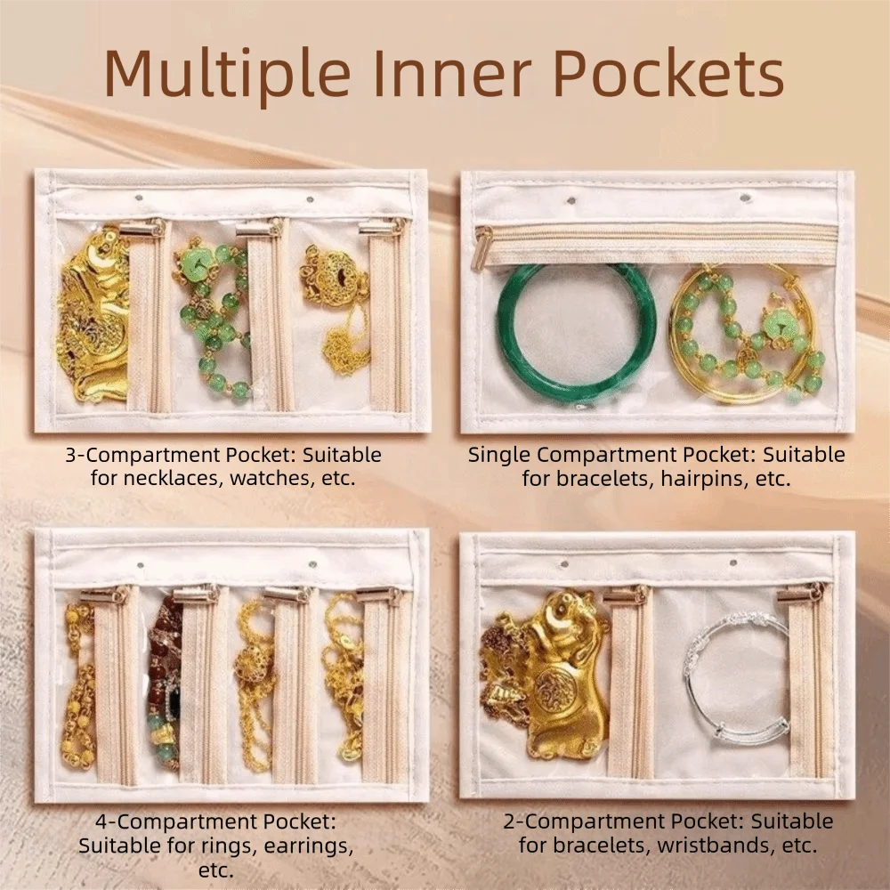 Velvet Jewelry Storage Book Transparent Zipper Pouch Luxury PU Leather Jewelry Packaging Box Quick Release Detachable Pages
Velvet Jewelry Storage Book Transparent Zipper Pouch Luxury PU Leather Jewelry Packaging Box Quick Release Detachable Pages