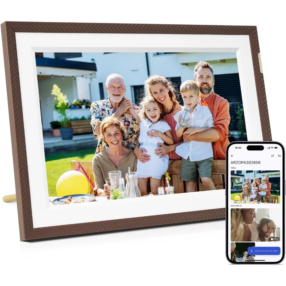 WiFi Digital Picture Frame 10.1" HD IPS Touch Screen Smart Photo for Gifting Easy Share Unlimited Photos Videos
WiFi Digital Picture Frame 10.1" HD IPS Touch Screen Smart Photo for Gifting Easy Share Unlimited Photos Videos