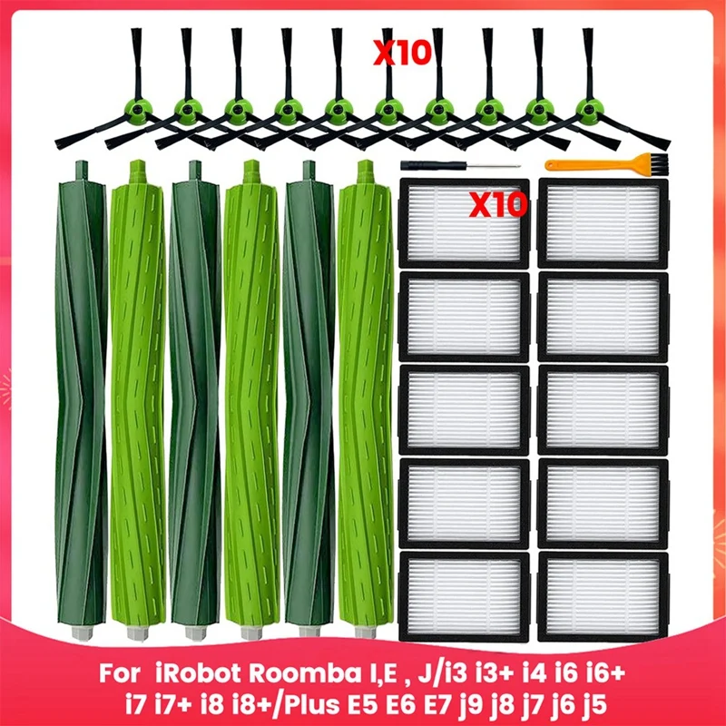 AC93-Replacement Parts For Irobot Roomba I,E &J Series I3 I3+ I4 I6 I6+ I7 I7+ I8 I8+/Plus E5 E6 E7 J9 J8 J7 J6 Brush Filters
AC93-Replacement Parts For Irobot Roomba I,E &J Series I3 I3+ I4 I6 I6+ I7 I7+ I8 I8+/Plus E5 E6 E7 J9 J8 J7 J6 Brush Filters