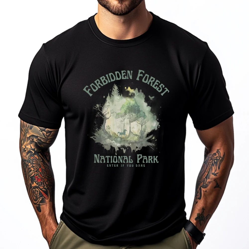 Visit The Forbidden Forest National Park Hiking Camping Graphic Tees New In Tops And T-Shirts Easter Day Streetwear Men Graphic
Visit The Forbidden Forest National Park Hiking Camping Graphic Tees New In Tops And T-Shirts Easter Day Streetwear Men Graphic