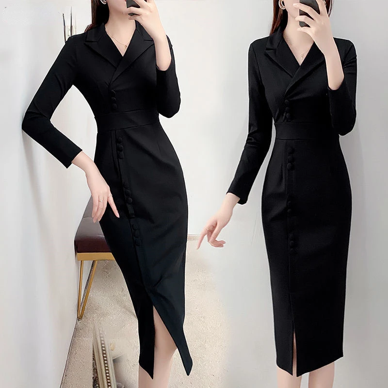 Blazer Dress Women Slim Midi Knee Length Office Dresses For Ladies 2023 New Spring Fall Formal Classy Elegant Work Pencil Dress
Blazer Dress Women Slim Midi Knee Length Office Dresses For Ladies 2023 New Spring Fall Formal Classy Elegant Work Pencil Dress