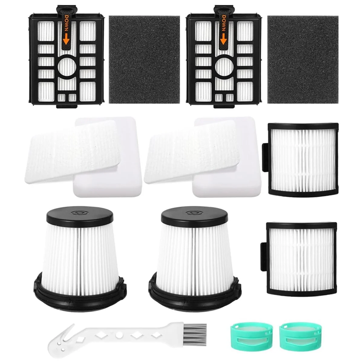 HOT IW3511/IW1111 HEPA Filters Replacement Parts for Shark Detect Pro Lightweight Cordless Stick Vacuum Cleaner
HOT IW3511/IW1111 HEPA Filters Replacement Parts for Shark Detect Pro Lightweight Cordless Stick Vacuum Cleaner
