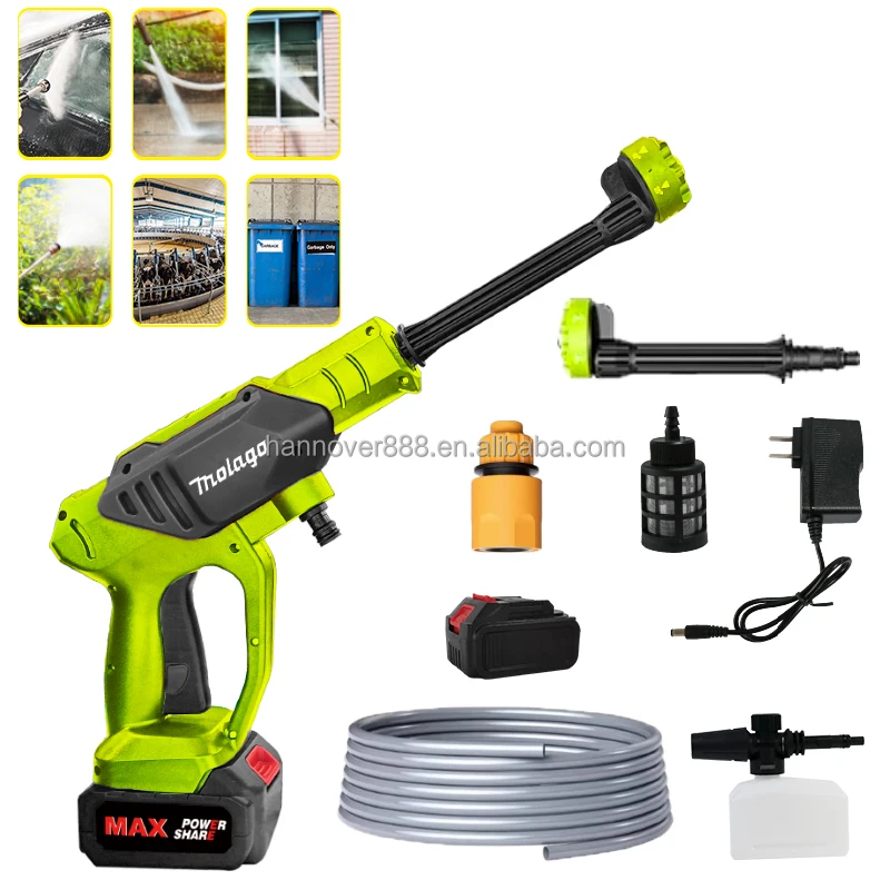 Portable Electric Battery Powered Automatic High Pressure Wireless Car Washer 6 In 1 Nozzle Cordless Pressure Washer
Portable Electric Battery Powered Automatic High Pressure Wireless Car Washer 6 In 1 Nozzle Cordless Pressure Washer