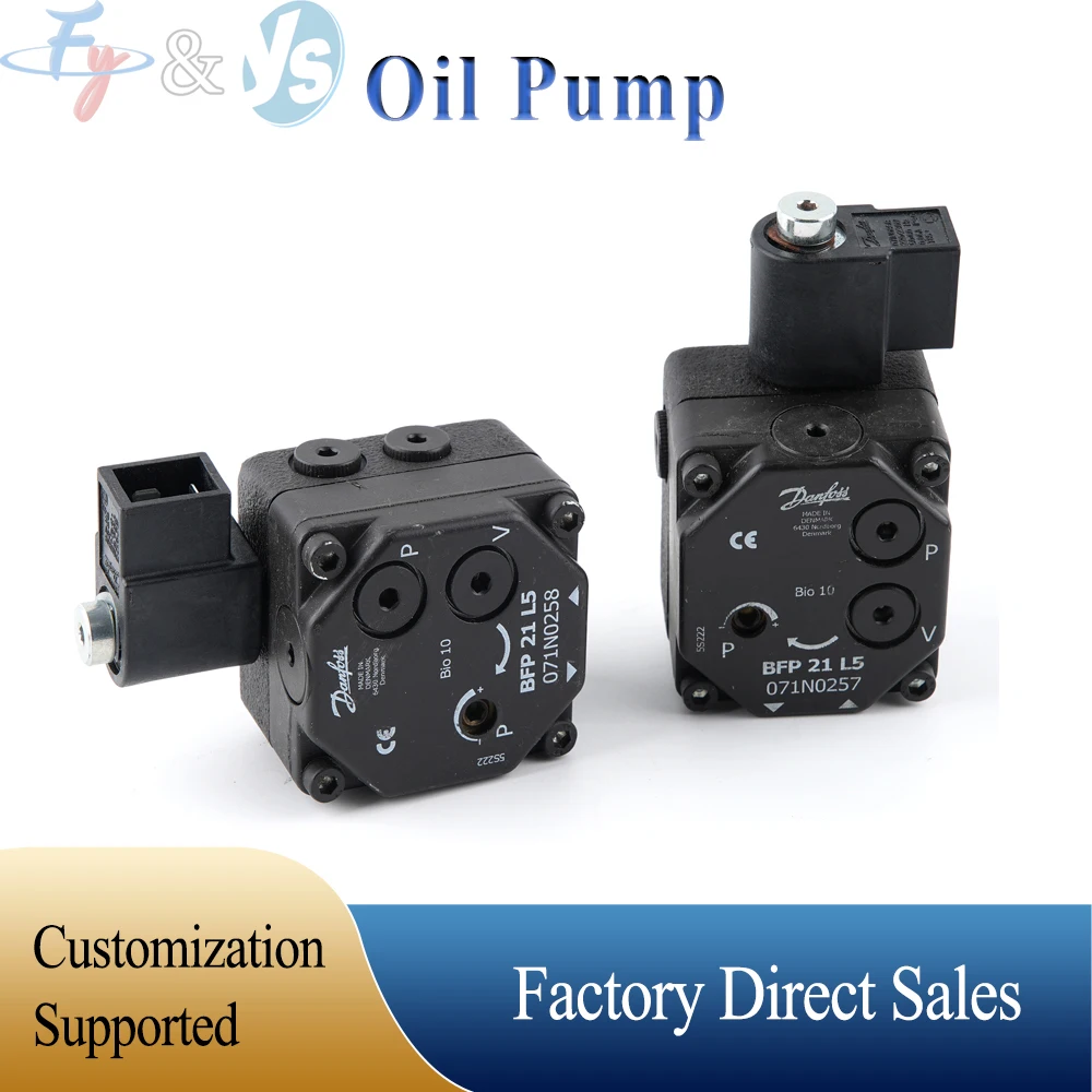 BFP21 Oil Pump for Oil Burner, High Pressure Fuel Pump with Solenoid Valve, Industrial Diesel Burner Pump for Combustion System
BFP21 Oil Pump for Oil Burner, High Pressure Fuel Pump with Solenoid Valve, Industrial Diesel Burner Pump for Combustion System