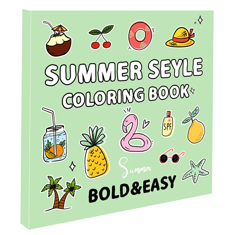Creative coloring this summer style coloring book 40 cartoon doodle coloring book, birthday gifts, holiday gifts
Creative coloring this summer style coloring book 40 cartoon doodle coloring book, birthday gifts, holiday gifts