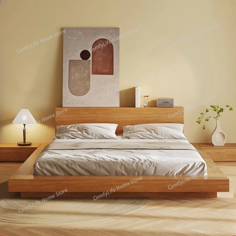 King Size Wood Beds headboard 150x200cm Modern King Queen Size Japanese Tatami Platform Bed Single Double Bed Bedroom Furniture
King Size Wood Beds headboard 150x200cm Modern King Queen Size Japanese Tatami Platform Bed Single Double Bed Bedroom Furniture