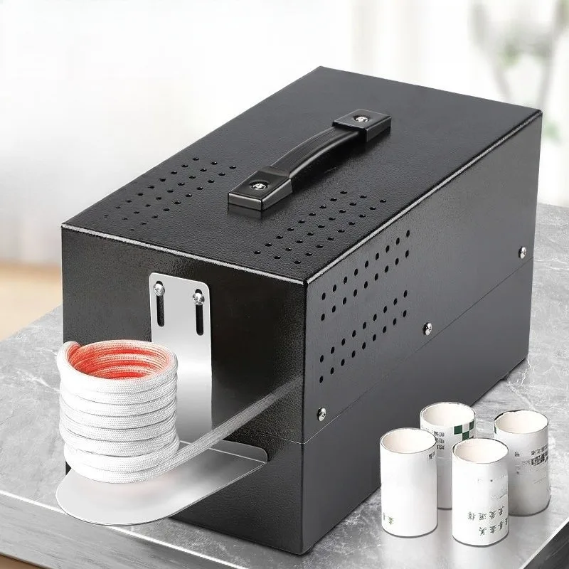 Jewelry gypsum mold heating furnace, outer copper tube surrounds intermediate frequency heating induction electric heating
Jewelry gypsum mold heating furnace, outer copper tube surrounds intermediate frequency heating induction electric heating