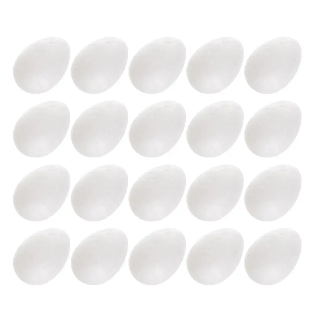 60 Pcs Easter White Embryonated Eggs Paper Mache Foam Shapes for Crafts Lightweight Smooth Holiday Decorations DIY Projects
60 Pcs Easter White Embryonated Eggs Paper Mache Foam Shapes for Crafts Lightweight Smooth Holiday Decorations DIY Projects